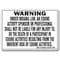 Signmission 14 in Height, Vinyl, 14" x 10", WS-D-1014-Indiana WS-D-1014-Indiana - alternate 1